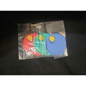 Vintage Tupperware Magnet CrystalWave Seal Stack Lid Refrigerator Magnet